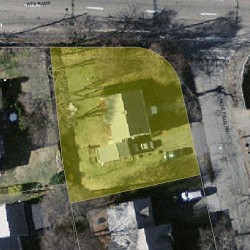 5 Olde Field Rd, Newton, MA 02459 aerial view