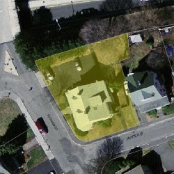 18 Putnam St, Newton, MA 02465 aerial view