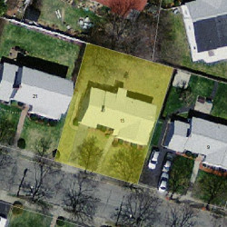15 Joseph Rd, Newton, MA 02460 aerial view