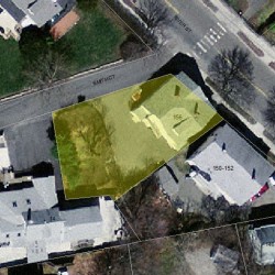 156 River St, Newton, MA 02465 aerial view