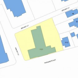 1121 Washington St, Newton, MA 02465 plot plan