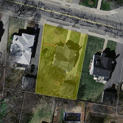 134 Crafts St, Newton, MA 02460 aerial view