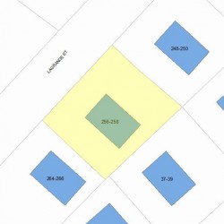 256 Lagrange St, Boston, MA 02132 plot plan