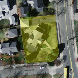 1095 Commonwealth Ave, Newton, MA 02459 aerial view