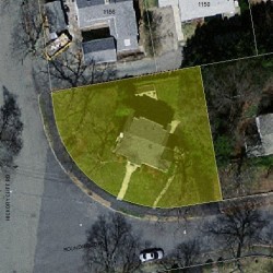 6 Roundwood Rd, Newton, MA 02464 aerial view