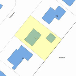 175 Spiers Rd, Newton, MA 02459 plot plan