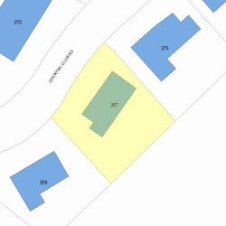 267 Country Club Rd, Newton, MA 02459 plot plan