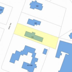 132 Rand Ter, Newton, MA 02466 plot plan