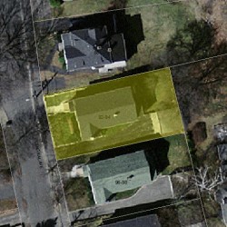 94 Central Ave, Newton, MA 02460 aerial view