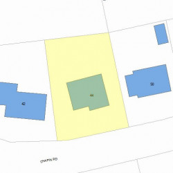 44 Chapin Rd, Newton, MA 02459 plot plan