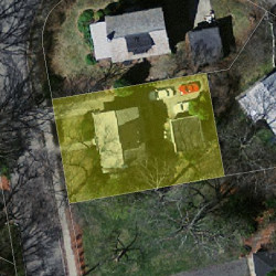 8 Grove Hill Ave, Newton, MA 02460 aerial view