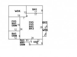 43 Fisher Ave, Newton, MA 02461 floor plan