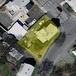23 Shamrock St, Newton, MA 02458 aerial view