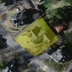 94 Herrick Rd, Newton, MA 02459 aerial view