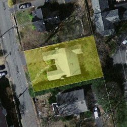 11 Otis Pl, Newton, MA 02460 aerial view
