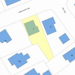 9 Hazelhurst Ave, Newton, MA 02465 plot plan