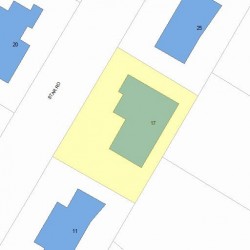 17 Star Rd, Newton, MA 02465 plot plan