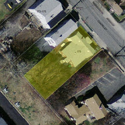 179 Chapel St, Newton, MA 02458 aerial view