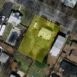67 Underwood Ave, Newton, MA 02465 aerial view