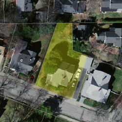 9 Moreland Ave, Newton, MA 02459 aerial view