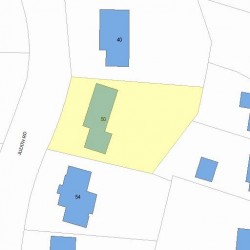 50 Judith Rd, Newton, MA 02459 plot plan