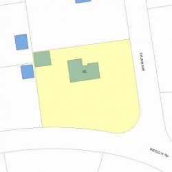 65 Sylvan Ave, Newton, MA 02465 plot plan