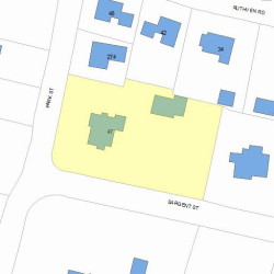 47 Sargent St, Newton, MA 02458 plot plan