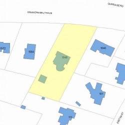 1548 Commonwealth Ave, Newton, MA 02465 plot plan