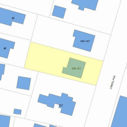 149 Lowell Ave, Newton, MA 02460 plot plan