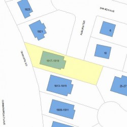 1919 Commonwealth Ave, Newton, MA 02466 plot plan