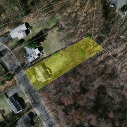 136 Christina St, Newton, MA 02461 aerial view