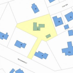 79 Woodward St, Newton, MA 02461 plot plan