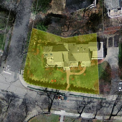 39 Moffat Rd, Newton, MA 02468 aerial view