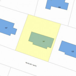 141 Randlett Park, Newton, MA 02465 plot plan