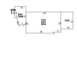 37 Harding St, Newton, MA 02465 floor plan