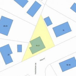 19 Pine St, Newton, MA 02465 plot plan