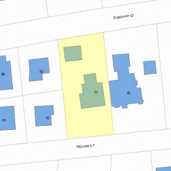 49 Pelham St, Newton, MA 02459 plot plan