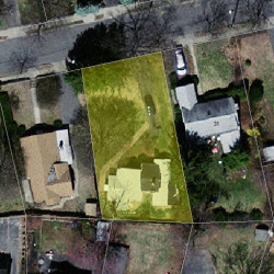 25 Larkin Rd, Newton, MA 02465 aerial view