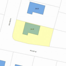 26 Holland St, Newton, MA 02458 plot plan