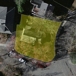 59 Summit St, Newton, MA 02458 aerial view