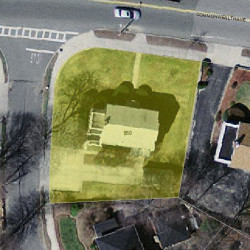 950 Commonwealth Ave, Newton, MA 02459 aerial view