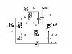 45 Plainfield St, Newton, MA 02468 floor plan