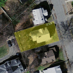 21 Aberdeen St, Newton, MA 02461 aerial view