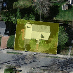 11 Garner St, Newton, MA 02459 aerial view