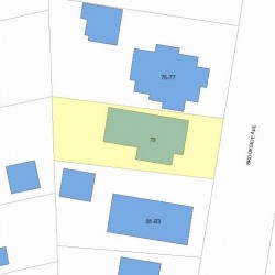 79 Brookside Ave, Newton, MA 02460 plot plan