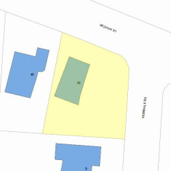 49 Dedham St, Newton, MA 02461 plot plan