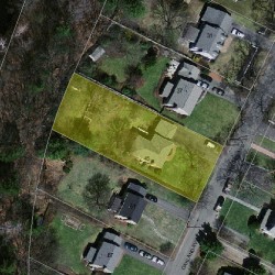 45 Oakland Ave, Newton, MA 02466 aerial view