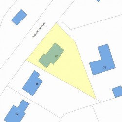 82 Bullough Park, Newton, MA 02460 plot plan