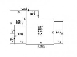 25 Llewellyn Rd, Newton, MA 02465 floor plan