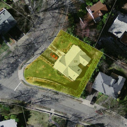 135 Rosalie Rd, Newton, MA 02459 aerial view